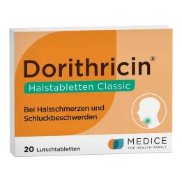 DORITHRICIN Klasszikus torokpasztillák, 20 db