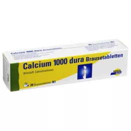 CALCIUM 1000 dura pezsgőtabletta, 20 db
