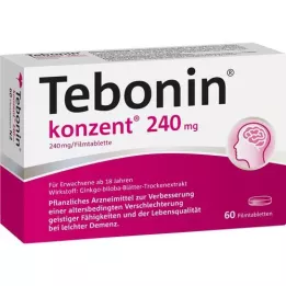 TEBONIN 240 mg csoportos film -bevonatú tabletta, 60 db