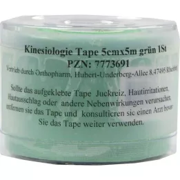 KINESIOLOGIE Szalag 5 CMX5 m Green, 1 db