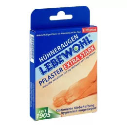 LEBEWOHL Kukorica vakolat extra erős, 8 db