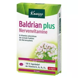 KNEIPP Valerian plus idegvitamin drazsé, 40 db