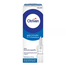 OTRIVEN 0,1%-os, tartósítószer nélküli adagoló spray, 10 ml