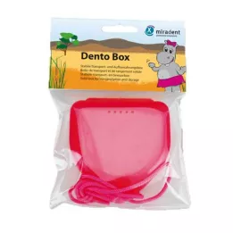 MIRADENT Merevítős doboz Dento Box I rózsaszín, 1 db