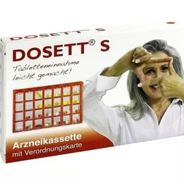 DOSETT S Pharmaceutical kazetta, 1 db