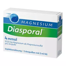 MAGNESIUM DIASPORAL 4 mmol ampulla, 5X2 ml