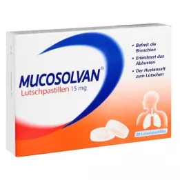 MUCOSOLVAN Ludic Pastilles 15 mg, 20 db