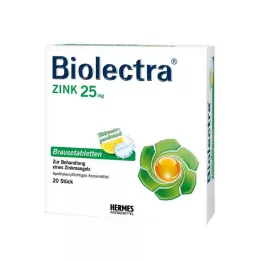 BIOLECTRA Cink pezsgőtabletta, 20 db