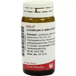 LEVISTICUM E radice D 10 globuli, 20 g