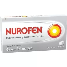 NUROFEN Ibuprofen 400 mg fedett tabletták, 24 db