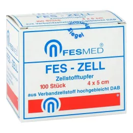 ZELLSTOFFTUPFER FES ZELL 4x5 cm magas, 100 db