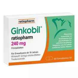 GINKOBIL-ratiopharm 240 mg filmtabletta, 30 db