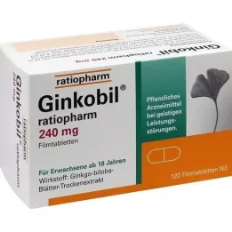 Ginkobil-ratiopharm 240 mg film bevonatú tabletták, 120 db
