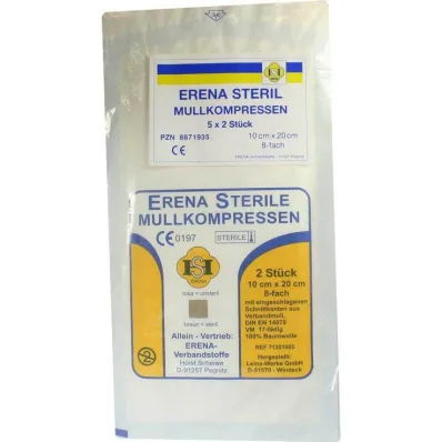 Erena steril géz borogatás 10x20, 5x2 db Erena steril géz borogatás 10x20, 5x2 db
