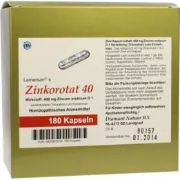 ZINKOROTAT 40 Leinersan kapszula, 180 db