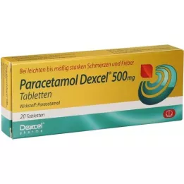 Paracetamol dexcel 500 mg tabletta, 20 db