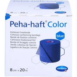 Peha-börtön Color rögzítés kötődnek latexet 8 cmx20 m kék, 1 db
