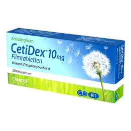 CETIDEX 10 mg-os filmtabletta, 20 db