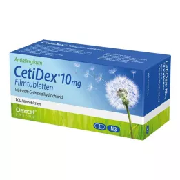 CETIDEX 10 mg-os filmtabletta, 100 db