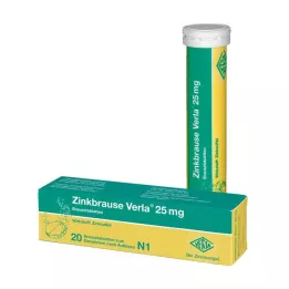 ZINKBRAUSE Verla 25 mg pezsgőtabletta, 20 db