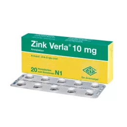 ZINK VERLA 10 mg-os filmtabletta, 20 db