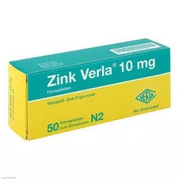 ZINK VERLA 10 mg-os filmtabletta, 50 db