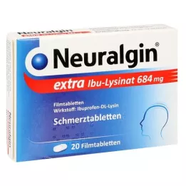 Neuralgin Extra ibu lizinat film tabletta, 20 db