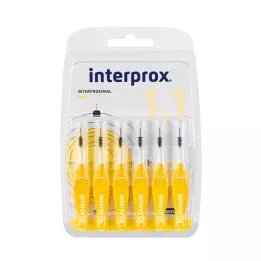 INTERPROX mini sárga interdentális kefe buborékfólia, 6 db
