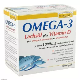 OMEGA-3 LACHSÖL plusz Vit.D plus Omega-3 Konc. kapszula, 100 db