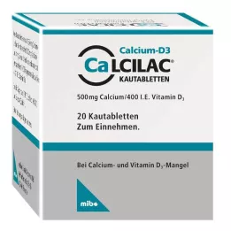 CALCILAC Rágótabletta, 20 db