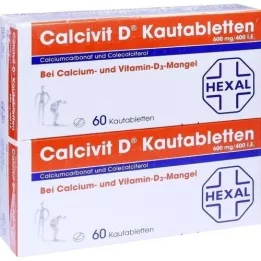 CALCIVIT D rágó tabletták, 120 db