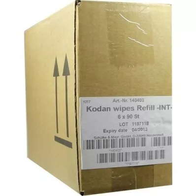 KODAN WIPES Refill Pack, 6x90 db