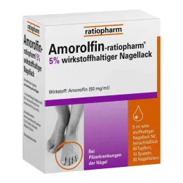AMOROLFIN-ratiopharm 5% hatóanyagú körömlakk, 5 ml