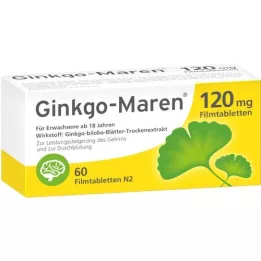 GINKGO-MAREN 120 mg film -bevonatú tabletta, 60 db