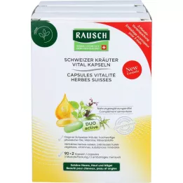 Rausch Svájci gyógynövények Vital kapszula, 3x30x2 db
