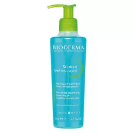 BIODERMA Sebium Gel Moussant tisztító gél, 200 ml