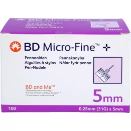 BD MICRO-FINE+ 5 toll tű 0,25x5 mm, 100 db