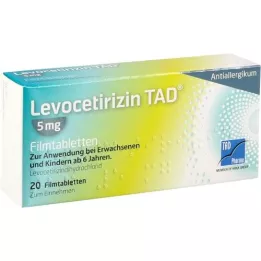 Levocetirizin TAD 5MG FTA, 20 db