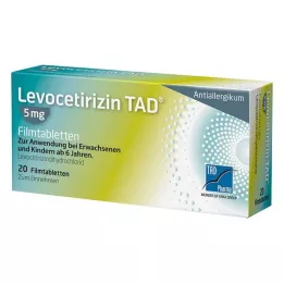 LEVOCETIRIZIN TAD 5 mg-os filmtabletta, 20 db
