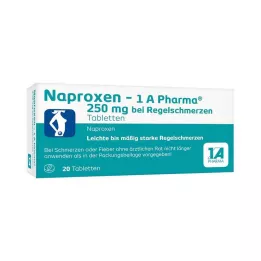 NAPROXEN-1A Pharma 250 mg menstruációs fájdalom tabletta, 20 db