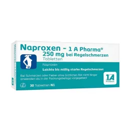 NAPROXEN-1A Pharma 250 mg B. Regel Pain Tabl., 30 db