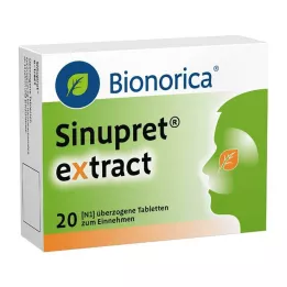 SINUPRET kivonattal bevont tabletta, 20 db