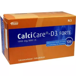 CALCICARE D3 forte pezsgőtabletta, 120 db