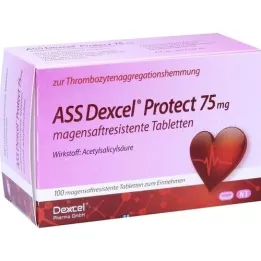 ASS Dexcel 75 mg gyomor -bél tabletta, 100 db