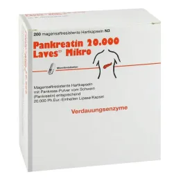 Pancreatin 20000 Laves mikro gyomornedv-ellenálló kapszula, 200 db