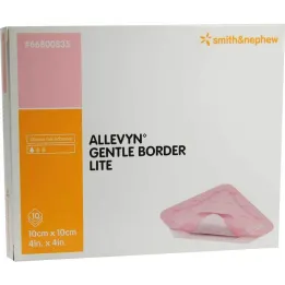 Allevyn Gentle Border Lite 10x10 cm-es habkötés, 10 db