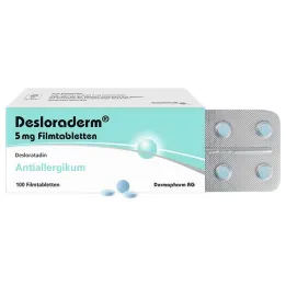 Desloraderm 5 mg filmtabletta, 100 db