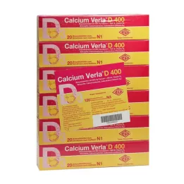 CALCIUM VERLA D 400 pezsgőtabletta, 120 db