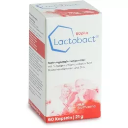 LACTOBACT 60plus gyomor -rezisztens kapszulák, 60 db