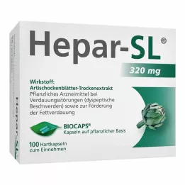 HEPAR-SL 320 mg-os kemény kapszula, 100 db
